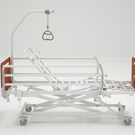 3D Darstellung eines Krankenbetts